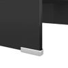 Soporte Para Tv/elevador Monitor Cristal Negro 40x25x11 Cm Vidaxl