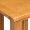 Mesa Auxiliar De Madera Maciza De Roble 27x24x37 Cm Vidaxl