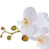 Planta De Orquídea Artificial Con Macetero Blanca 75 Cm Vidaxl