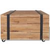 Mesa Auxiliar De Madera De Teca 60x60x38 Cm Vidaxl