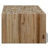 Mesa De Centro De Madera De Teca Genuina 50x50x35 Cm Vidaxl