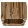 Mesa De Centro De Madera De Teca Genuina 50x50x35 Cm Vidaxl