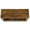 Mesa De Centro 90x50x30 Cm De Madera De Teca Genuina Marrón Vidaxl