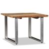 Mesa De Centro De Madera Maciza Reciclada 55x55x40 Cm Vidaxl