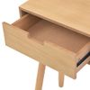 Mesa Consola De Madera Maciza De Pino 80x30x72 Cm Marrón Vidaxl