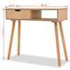 Mesa Consola De Madera Maciza De Pino 80x30x72 Cm Marrón Vidaxl