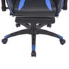 Silla De Oficina Racing Reclinable Con Reposapiés Azul Vidaxl