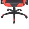 Silla De Escritorio Reclinable Racing De Cuero Artificial Roja Vidaxl