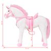 Unicornio De Peluche De Pie Blanco Y Rosa Xxl Vidaxl