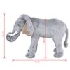 Elefante De Peluche De Pie Gris Xxl Vidaxl