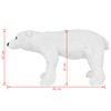 Oso Polar De Peluche De Pie Blanco Xxl Vidaxl