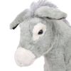 Burro De Peluche De Pie Gris Xxl Vidaxl