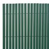 Valla De Jardín De Doble Cara Pvc Verde 90x500 Cm Vidaxl