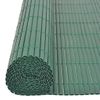 Valla De Jardín De Doble Cara Pvc Verde 90x500 Cm Vidaxl