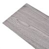 Lamas Para Suelo No Autoadhesivas Pvc Gris Oscuro 5,26 M² 2 Mm Vidaxl