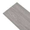 Lamas Para Suelo De Pvc Autoadhesivas 5,02m² 2mm Gris Oscuro Vidaxl