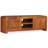 Mueble De Tv Madera Maciza Acabado Miel 120x30x40 Cm Vidaxl