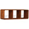 Mueble De Tv Madera Maciza Acabado Miel 120x30x40 Cm Vidaxl