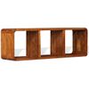 Mueble De Tv Madera Maciza Acabado Miel 120x30x40 Cm Vidaxl