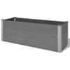 Arriate De Wpc Gris 150x50x54 Cm Vidaxl