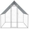 Jaula Gallinero De Exterior De Acero Galvanizado 2x2x1,92 M Vidaxl