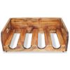 Botelleros Para 16 Botellas 4 Uds Madera Maciza Reciclada Vidaxl