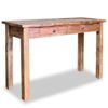 Mesa Consola De Madera Maciza Reciclada 123x42x75 Cm Vidaxl