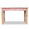 Mesa Consola De Madera Maciza Reciclada 123x42x75 Cm Vidaxl