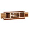 Mueble Para Tv De Madera Maciza De Mango 120x30x40 Cm Vidaxl