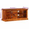 Mueble Para Tv De Madera Maciza De Sheesham 90x30x40 Cm Vidaxl