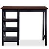 Conjunto De Mesa Alta De Cocina 3 Piezas Mdf Negro Vidaxl