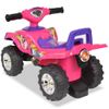 Quad Atv Correpasillos Infantil Con Sonidos Y Luces Rosa Morado Vidaxl