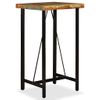 Mesa De Bar De Madera Maciza Reciclada 60x60x107 Cm Vidaxl