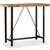 Mesa De Bar De Madera Maciza Reciclada 120x60x107 Cm Vidaxl