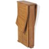 Mesa De Bar Plegable De Madera Teca Maciza 155x53x105 Cm Vidaxl