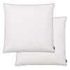 Almohadas 2 Uds Relleno Plumón/plumas 80x80 Cm Blanco Vidaxl