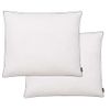 Almohadas 2 Uds Relleno Plumón/plumas 70x60 Cm Blanco Vidaxl