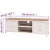 Mueble Para Tv Blanco 120x30x40 Cm Vidaxl