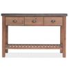 Mesa Consola De Madera De Abeto Maciza 122x35x80 Cm Vidaxl