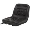 Asiento De Tractor Universal Negro Vidaxl