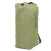 Bolso De Lona Estilo Militar 85 L Verde Oliva Vidaxl