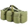 Bolso De Lona Estilo Militar 3-en-1 90 L Verde Oliva Vidaxl