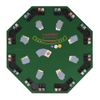 Superficie De Póker Plegable En 2 Para 8 Jugadores Octogonal Vidaxl