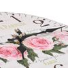 Reloj De Pared Vintage Con Flores 30 Cm Vidaxl