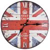 Reloj Vintage De Pared Con Flores Uk 30 Cm Vidaxl