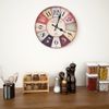 Reloj De Pared Vintage Colorido 30 Cm Vidaxl