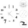Reloj 3d De Pared Con Diseño Moderno 100 Cm Xxl Negro Vidaxl