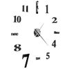 Reloj 3d De Pared Con Diseño Moderno 100 Cm Xxl Negro Vidaxl