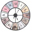Reloj De Pared Vintage Movimiento Cuarzo 60 Cm Xxl Vidaxl