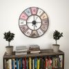 Reloj De Pared Vintage Movimiento Cuarzo 60 Cm Xxl Vidaxl